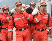 Highest-level relief response issued for SW China quake