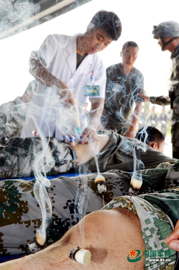 Muscle soreness terminator: Therapist for parade soldiers