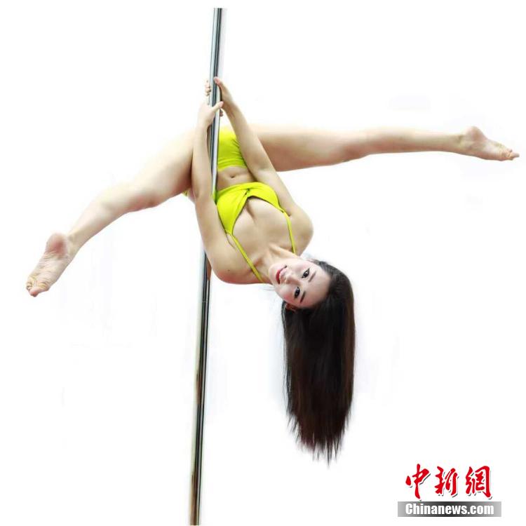 Pole dance drama in rehearsal