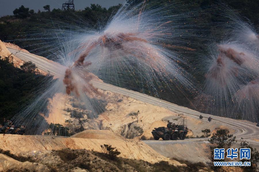 Military drill held in HK