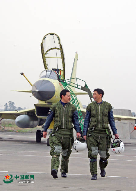 Heroic test pilots of the PLA Air Force