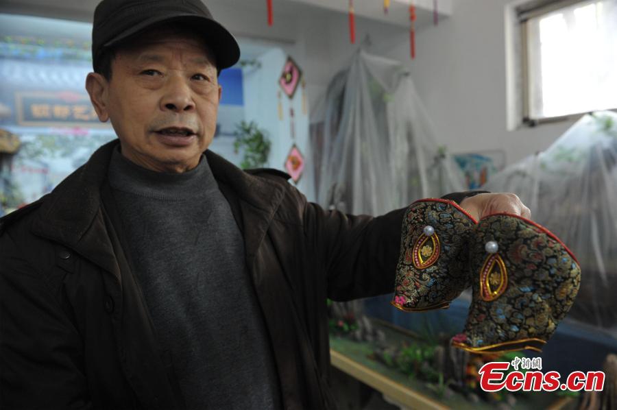 Man uses foam and plastic to create artworks