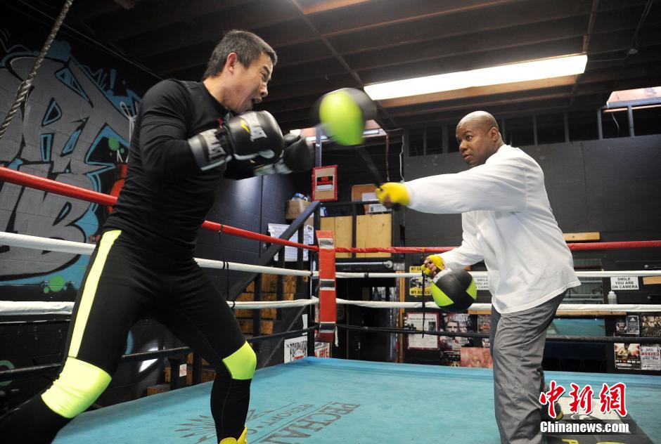 A Chinese boxer in the U.S.