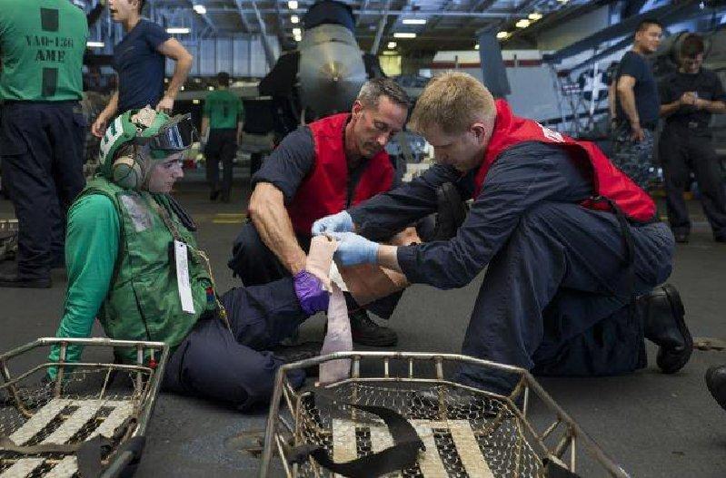 Revealing multi roles of the hangar of aircraft carriers 