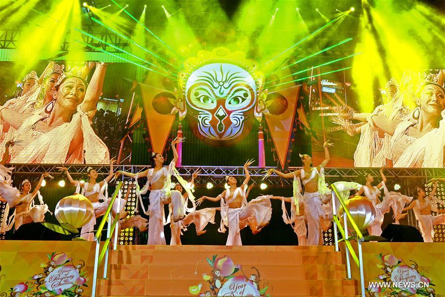 Lunar New Year celebrated in Singapore's Chinatown 