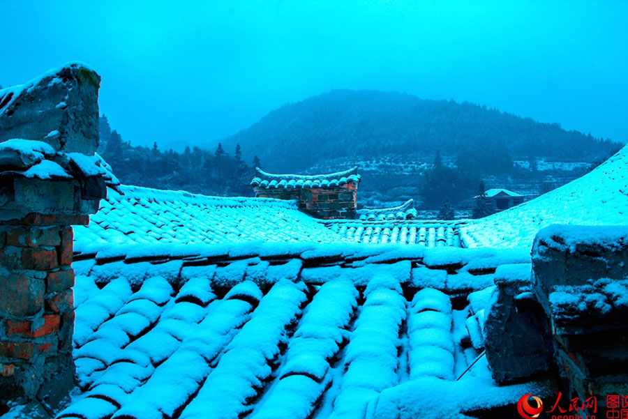 Scenery of Guzhu, thousand-year-old ancient village in E China
