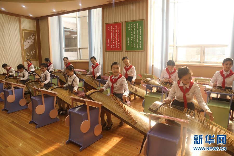 A rare glance of children's palace in Pyongyang