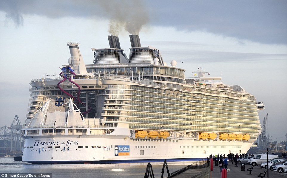 World’s biggest cruise ship Harmony of the Seas to  start maiden voyage 