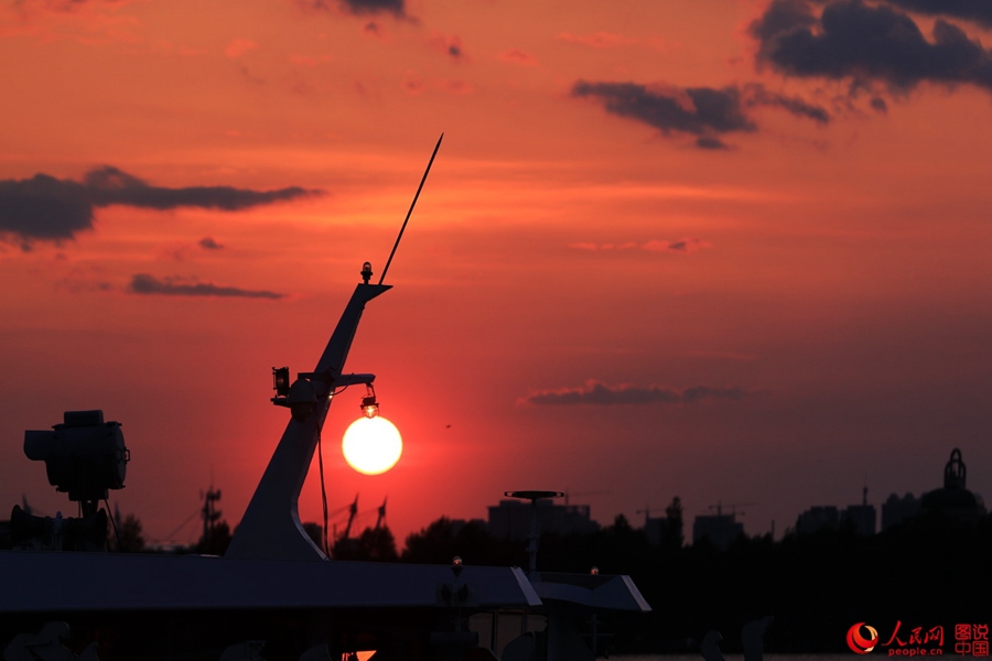 Beautiful scenery of Songhua River