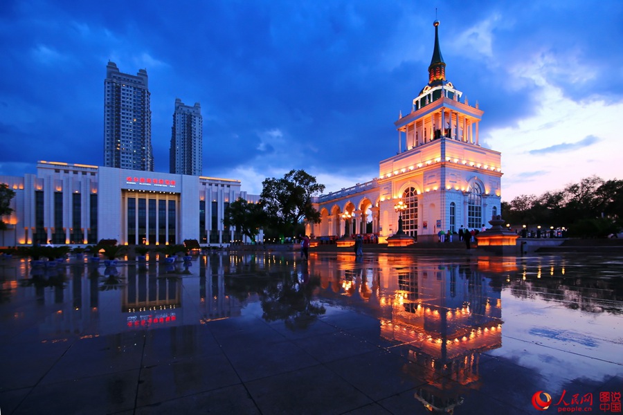 Beautiful scenery of Songhua River