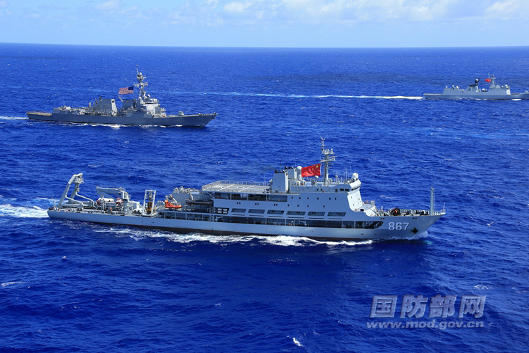 Chinese, US warships conduct training near Hawaiian waters