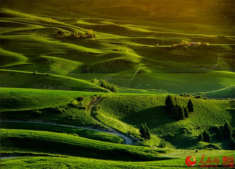 Beautiful Jiangbulak scenic spot