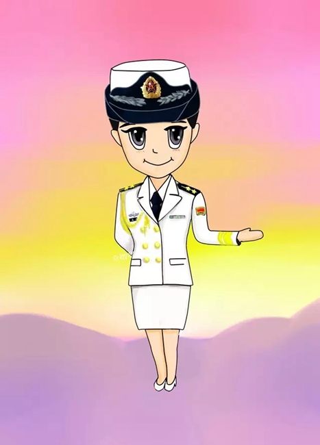 PLA Navy releases cartoon profile photos