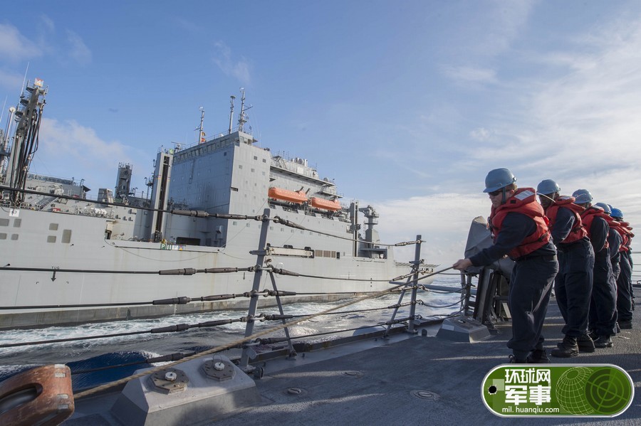 U.S. fighter jet flies over South China Sea