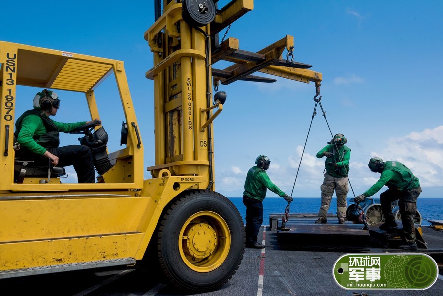 U.S. fighter jet flies over South China Sea