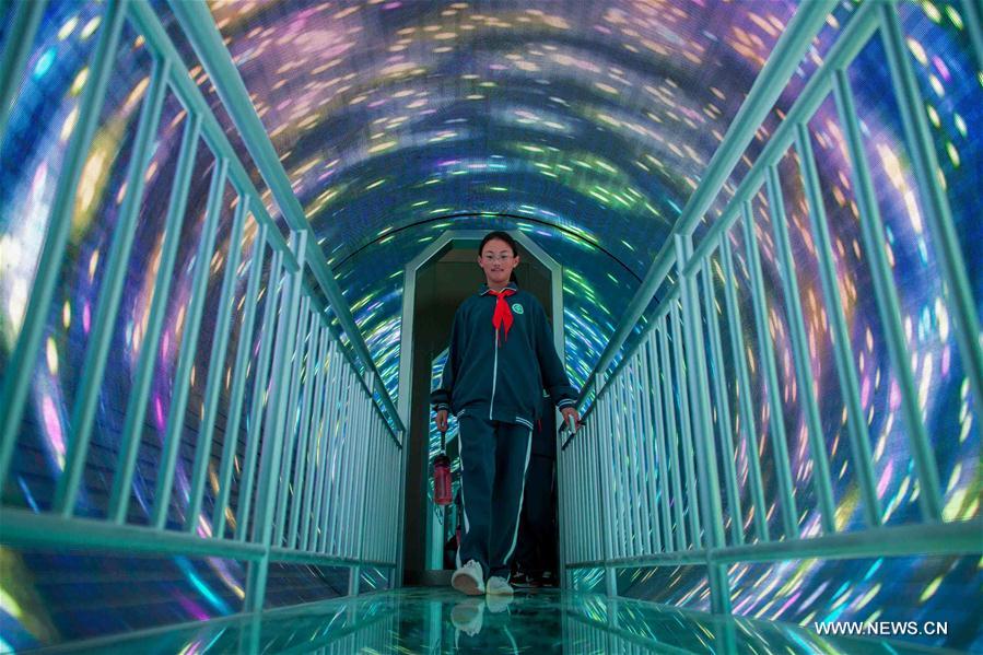 The science museum inaugurated here on Tuesday, with many exhibition halls attracting visitors of all ages.