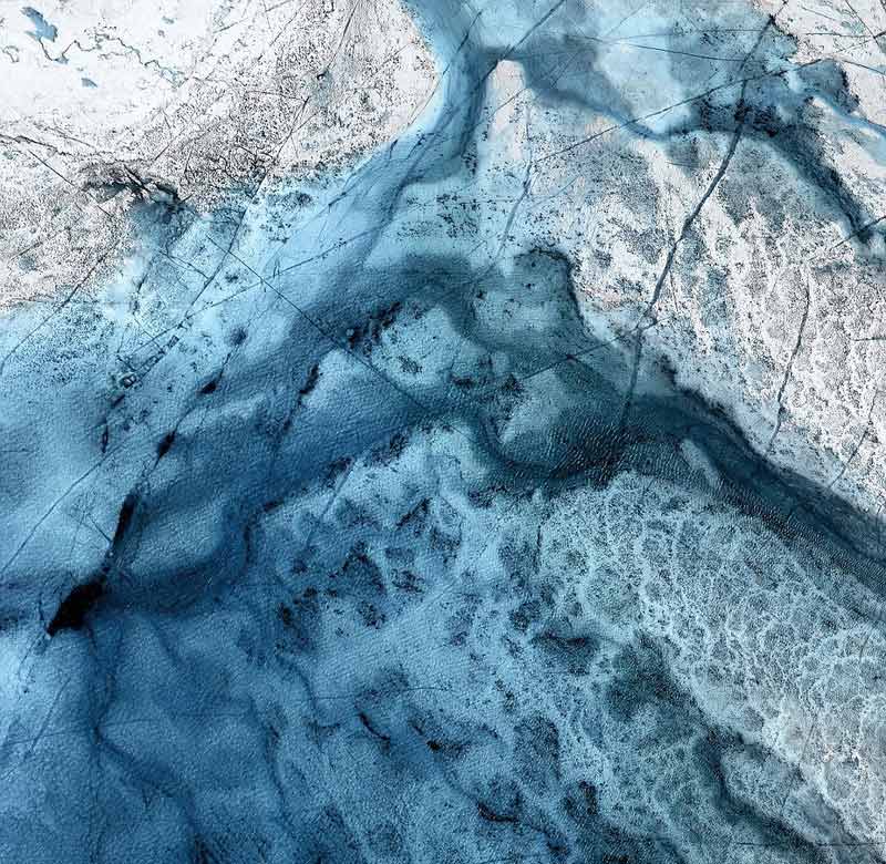 Thawing Greenland ice sheet captured by British photographer