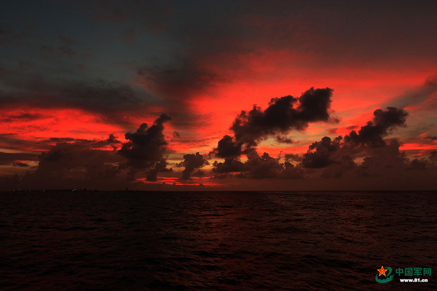 Magnificent view of Nansha Islands in South China Sea