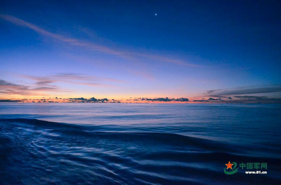 Beauty of the sea in the eyes of Chinese sailors