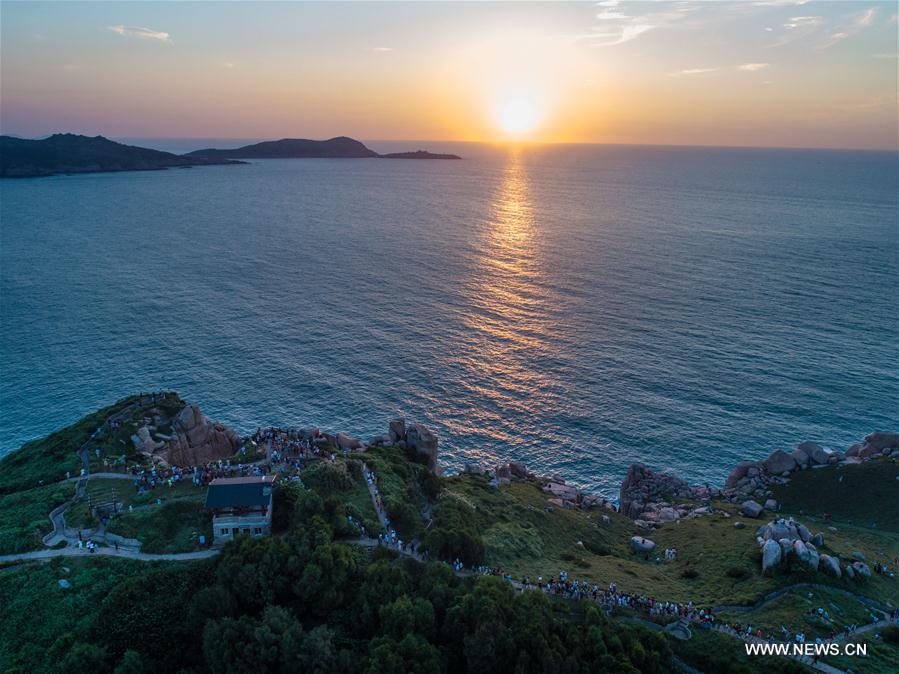 Scenery of Nanji islands in east China's Zhejiang