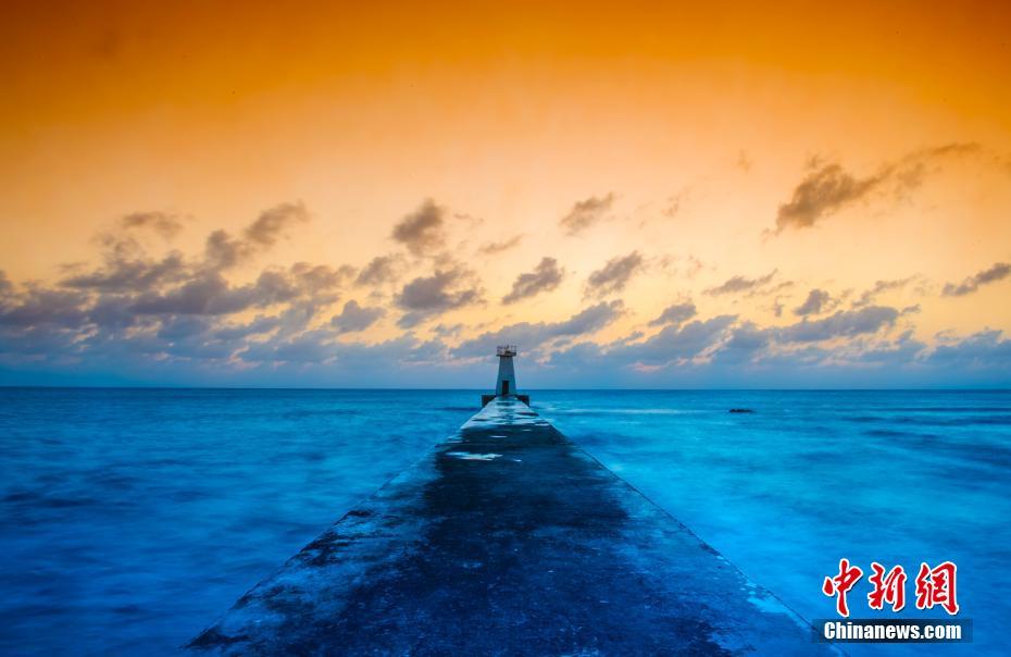 Beautiful scenery of Sansha city in South China Sea