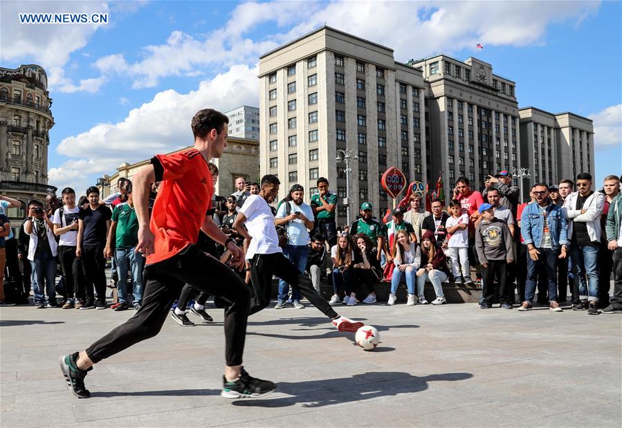 Feel football fans' enthusiasm ahead of World Cup