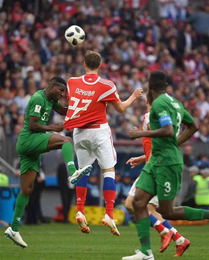 Cheryshev leads Russia to 5-0 rout of Saudi Arabia