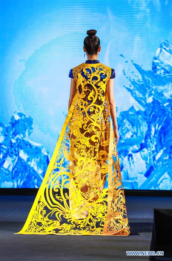 Creation by Chinese designers presented during 1st Thai Silk Int'l Fashion Week