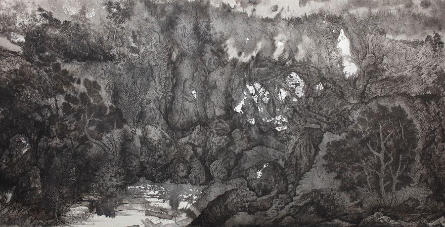 Shanghai painter's works show a fairy world