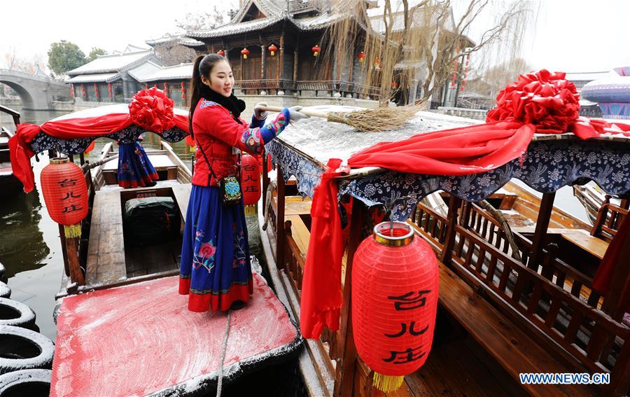 Snow scenery of tourism resorts across China