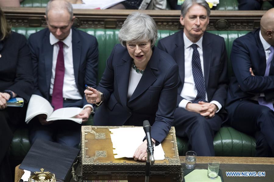 Theresa May attends Prime Minister's Questions