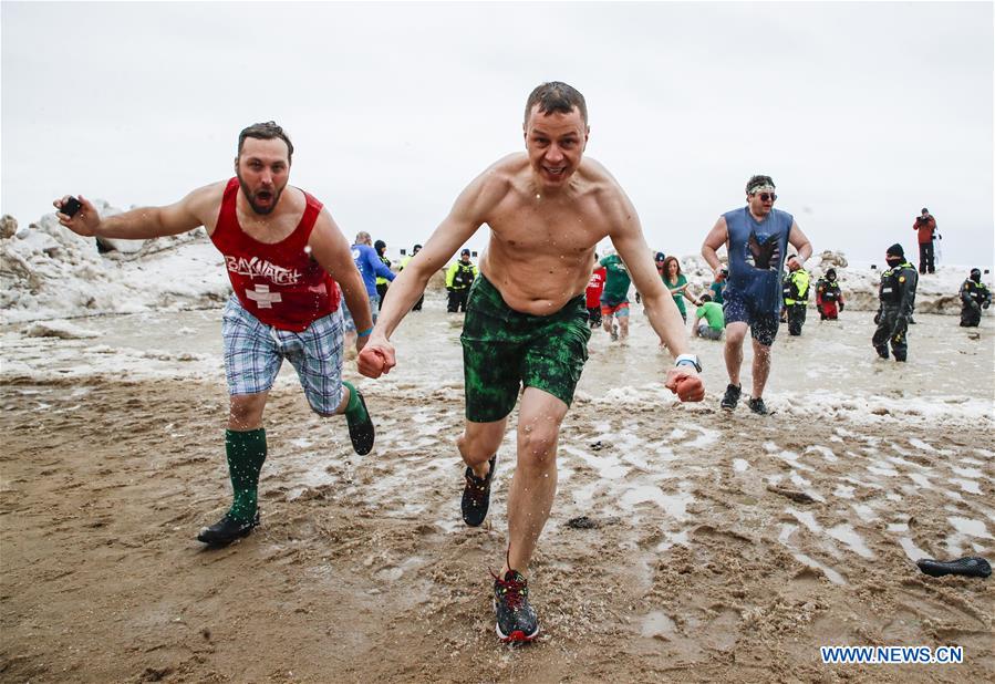 19th annual Chicago Polar Plunge held at North Avenue Beach