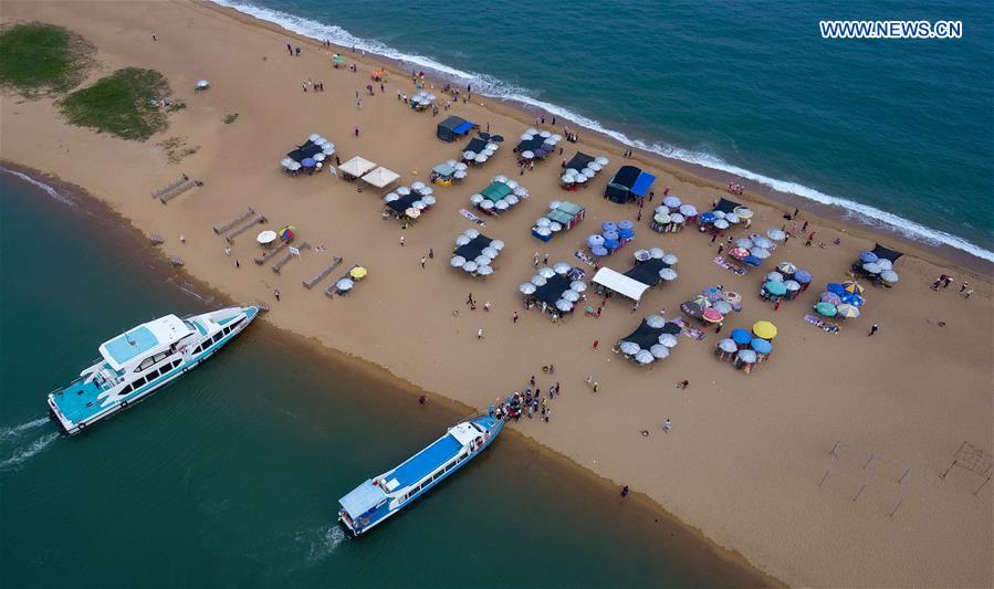 Scenery of permanent site of Boao Forum for Asia in China's Hainan