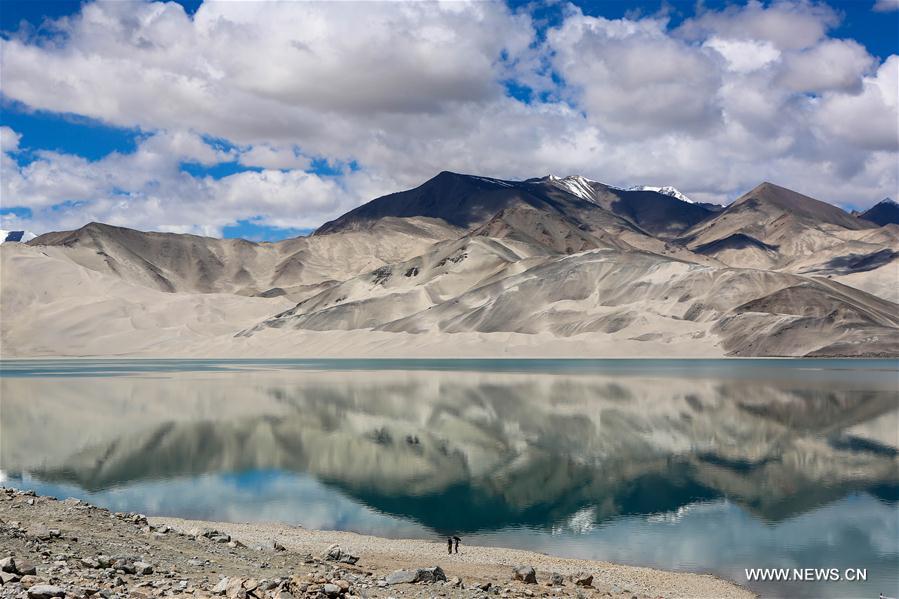 Scenery of Baisha Lake in Akto County, China's Xinjiang