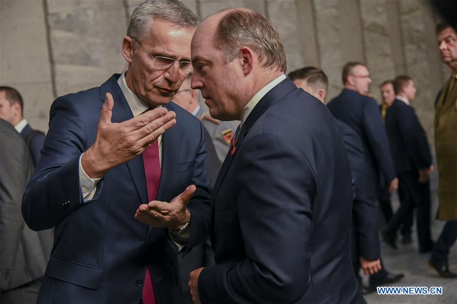 NATO ministers of defense meet at NATO HQ in Brussels