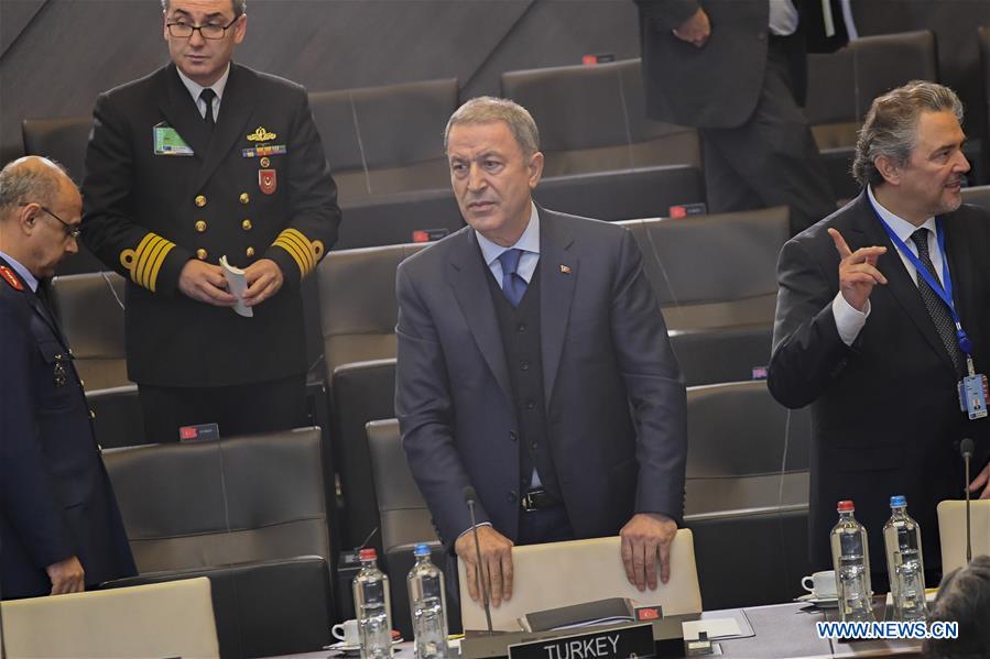 NATO ministers of defense meet at NATO HQ in Brussels
