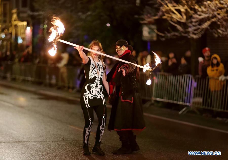 Annual Halloween Parade held in Chicago, U.S.