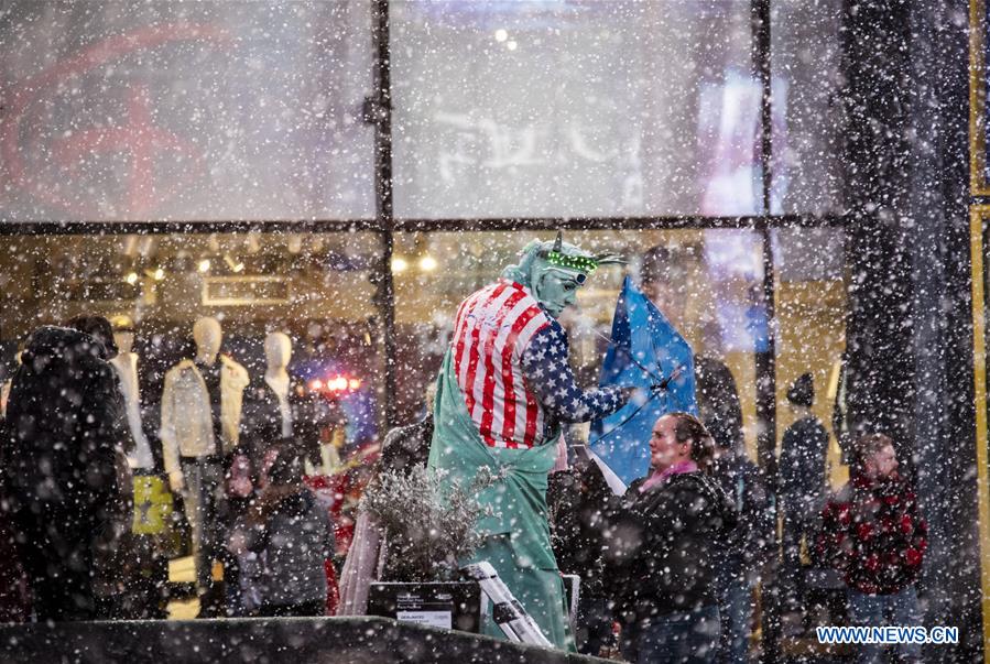 U.S.-NEW YORK-SNOW SQUALL