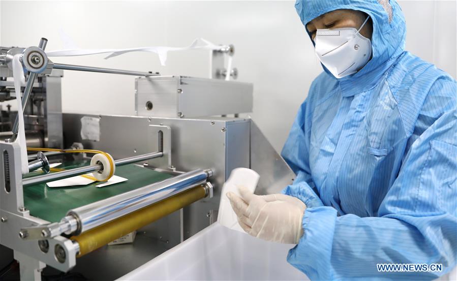 Mask production company in Shenyang works overtime to ensure adequate N95 mask supply at frontline