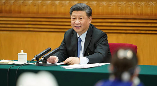 Xi stresses "people first" on first day of annual legislative session