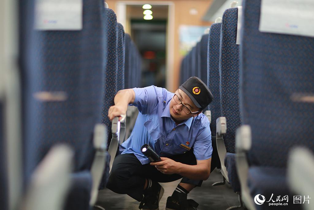 Train maintainers ensure safe operation of passenger trains