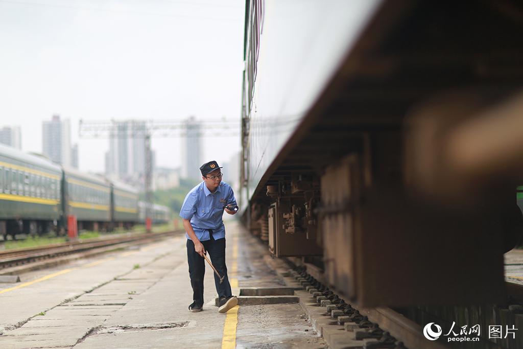 Train maintainers ensure safe operation of passenger trains