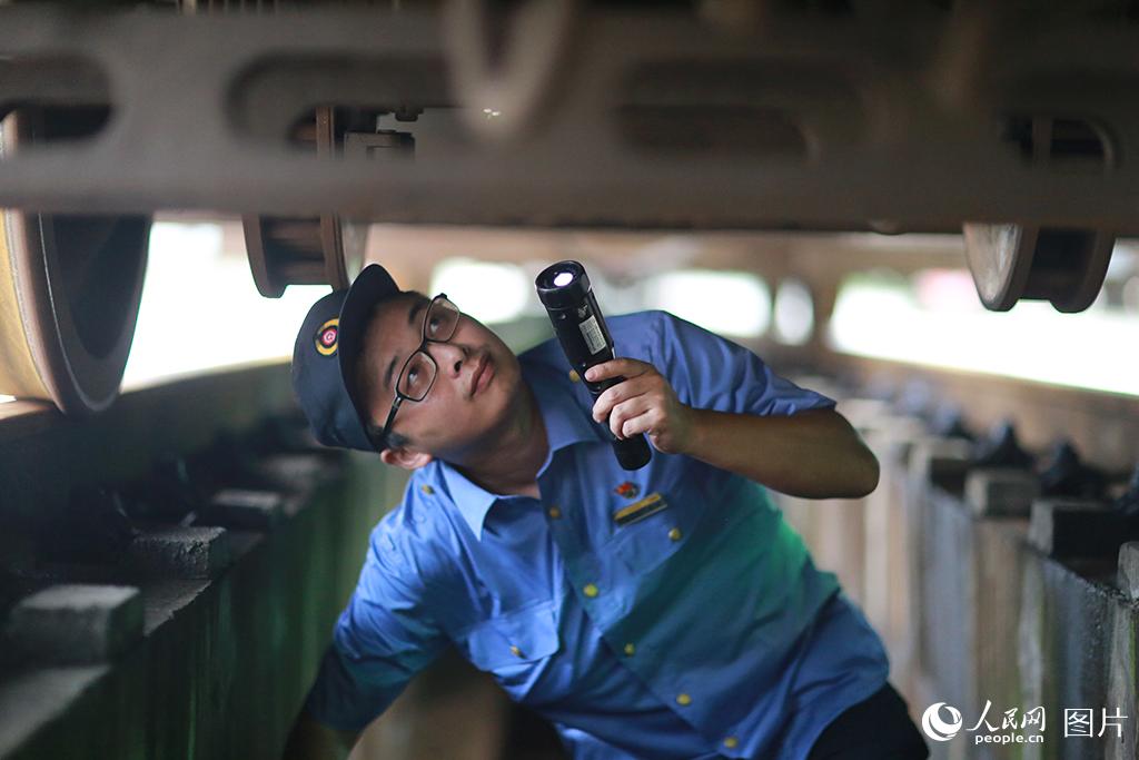 Train maintainers ensure safe operation of passenger trains