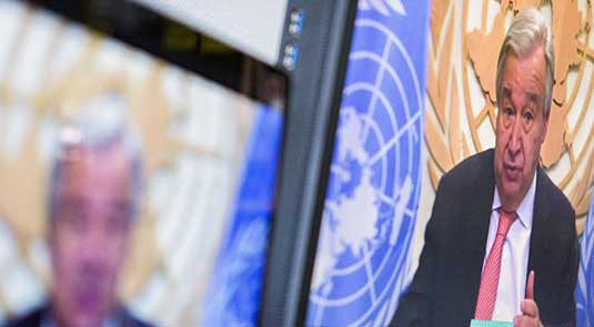 Guterres calls on global efforts to defend UN Charter