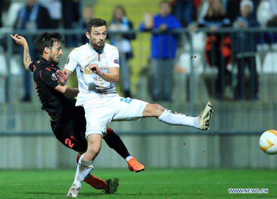 Highlights of UEFA Europa League matches in Croatia