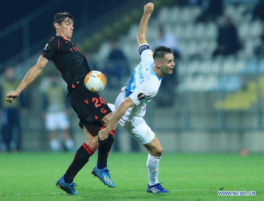 Highlights of UEFA Europa League matches in Croatia