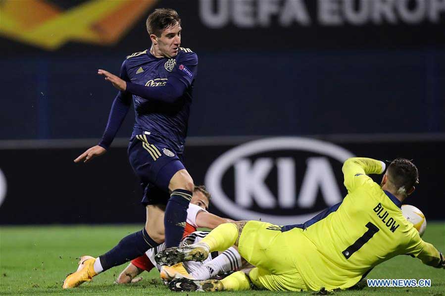 Highlights of UEFA Europa League matches in Croatia