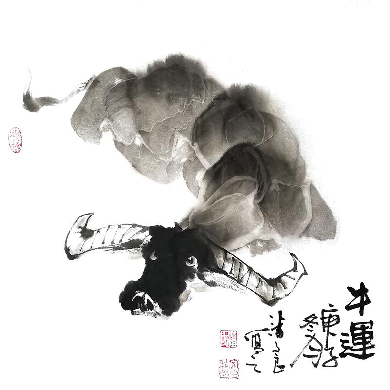 Check out these water-ink paintings to welcome the Year of the Ox