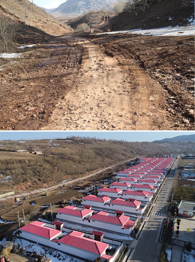 Past and present: Villagers in NW China’s Gansu province bid farewell to poverty, embrace new lives