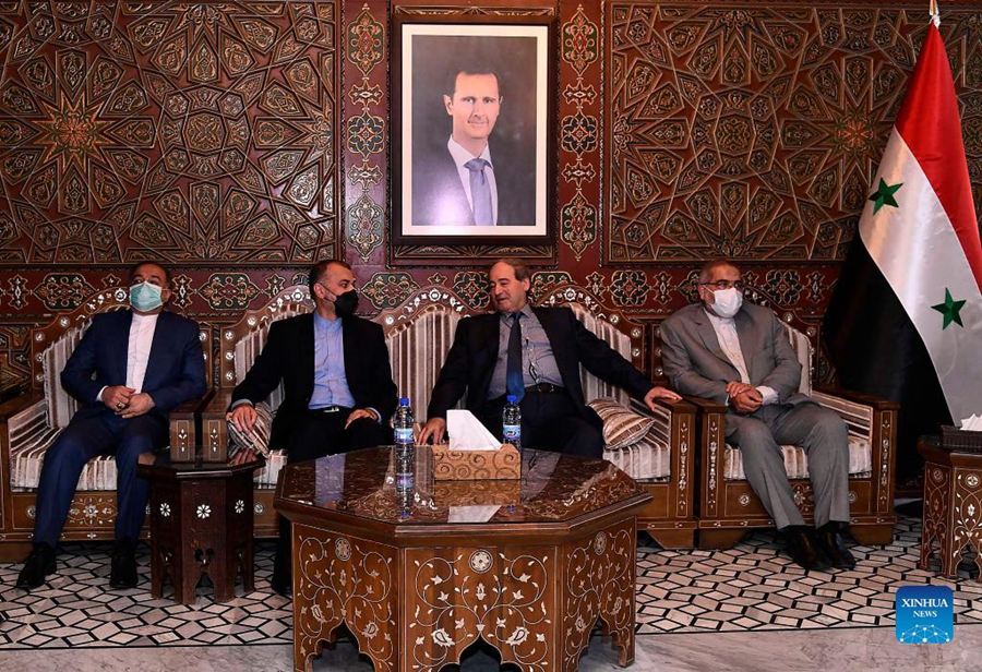 Iran's FM visits Syria for
